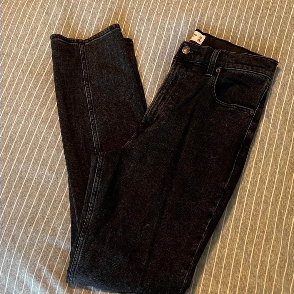 Abercrombie & Fitch Black High Rise Women Jeans
